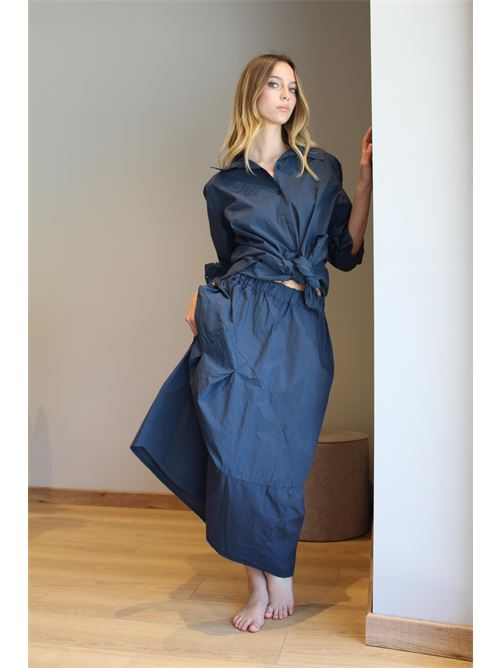 Gonna in cotone con coulisse DIECI MINUTI | 10591